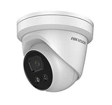 Hikvision PCI-T15F2S 5MP AcuSense Outdoor Network Turret Camera with 2.8mm Lens (Renewed)