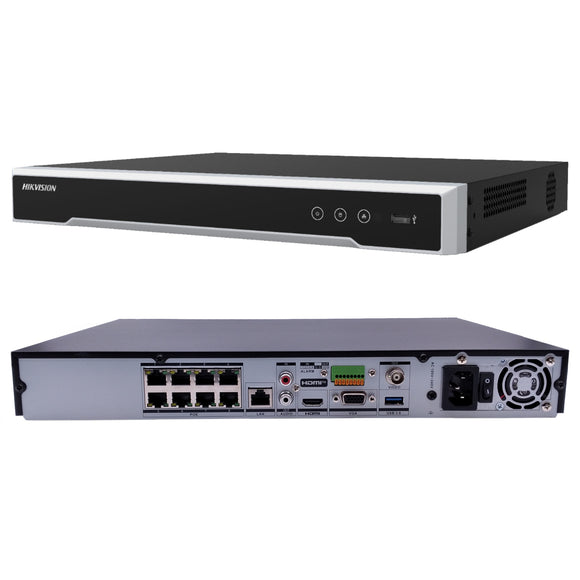 Hikvision DS-7608NI-M2/8P M-Series 8 Channel PoE 8K NVR, up to 32MP Resolution, H.265+ (Renewed)