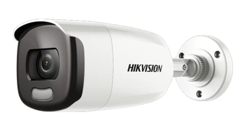 Hikvision DS-2CE10DFT-F 2MP ColorVu Outdoor Analog Bullet Camera w/ 3.6mm Lens, TVI/AHD/CVI/CVBS 4 in 1 Output (Renewed)