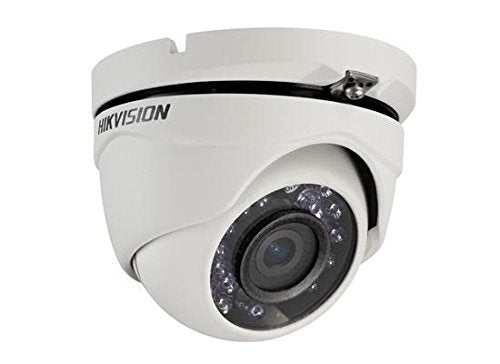 Hikvision DS-2CE56D1T-IRM 2MP Outdoor Analog Turret Camera w/ 6mm Lens, 1080P, HD-TVI (Renewed)