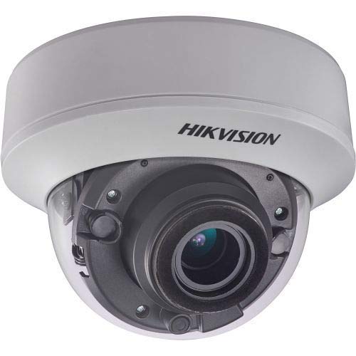 Hikvision DS-2CE56D7T-AITZ 2.8-12mm Outdoor Analog Dome Camera, 2MP, HD-TVI, Motorized Varifocal Lens (Renewed)