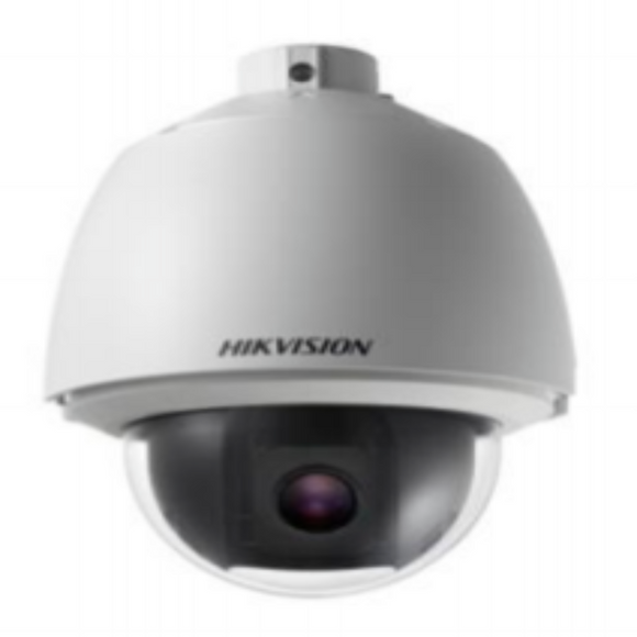 Hikvision DS-2AE5230T-A 1080p Outdoor Analog 5-inch PTZ Dome Camera w/ 4-120mm Lens, 30x Optical Zoom, IP66/IK10 Weatherproof/Vandalproof Rated, 24VAC (Renewed)