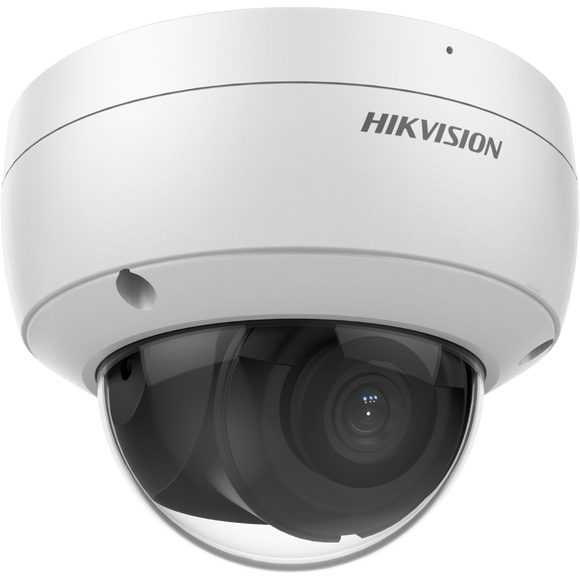 Hikvision DS-2CD2143G2-IU 4MP AcuSense Dome Network Camera, IR up to 30m (~98ft), IP67/IK10 Waterproof/Vandal-resistant Rated, 12VDC/PoE (Renewed)
