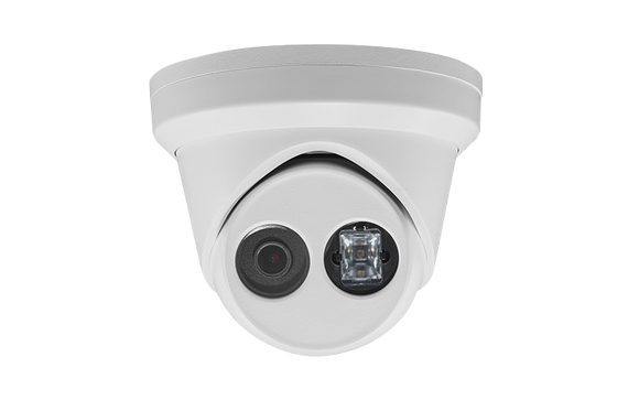 Hikvision DS-2CD2363G0-I 6MP Outdoor Network Turret Camera w/ 2.8mm Lens, EXIR up to 30m(~100ft), IP67 Waterproof Rated, 12VDC/PoE (Renewed)