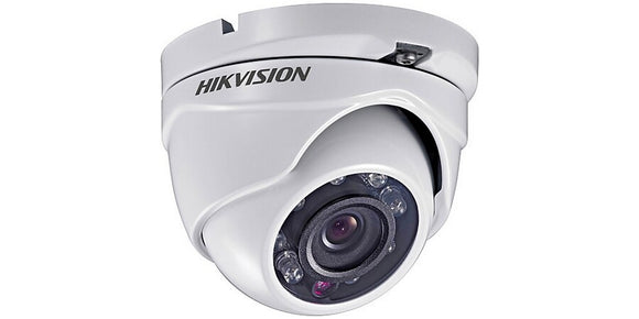 Hikvision DS-2CE56D1T-IRM 2MP TurboHD Analog Turret Camera w/ 3.6mm Lens, IR up to 20m, IP66 Weatherproof Rated, 12VDC (Renewed)