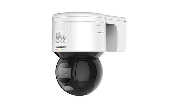 Hikvision DS-2DE3A400BW-DE 4MP ColorVu PT Network Camera w/ 4mm Lens, 24/7 Color w/ White Light up to 30m (~97ft), Pan/Tilt, IP66 Weatherproof Rated (Renewed)