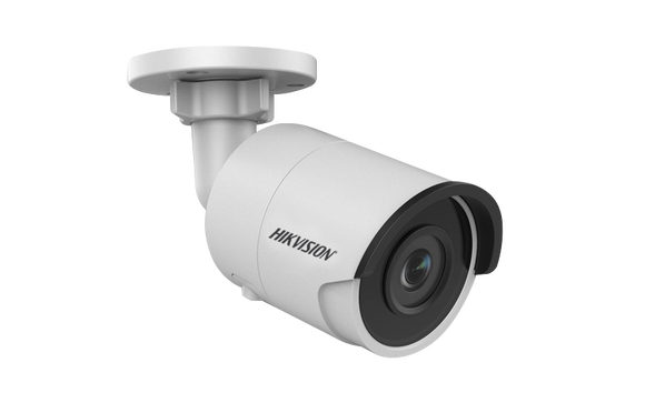 Hikvision DS-2CD2055FWD-I 5MP Outdoor Network Bullet Camera w/ 6mm Lens, EXIR 2.0 up to 30m(~100ft), IP67 Waterproof Rated, 12VDC/PoE, H.264/H.265 (Renewed)