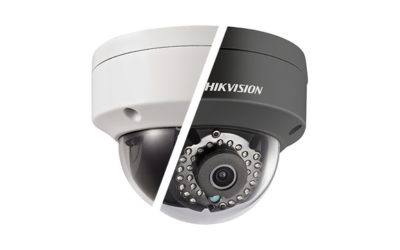 Hikvision DS-2CE56D1T-VPIR3B 2MP Outdoor Analog Dome Camera w/ 2.8-12mm Lens, HD 1080P, Vandal-Resistant (Black) (Renewed)