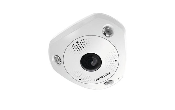 Hikvision DS-2CD6365G0E-IS 6MP 360° Fisheye IP Camera with 1.27mm Lens, 12VDC/PoE (Renewed)