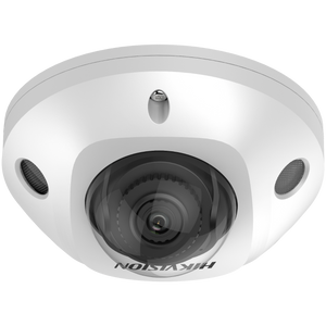 Hikvision DS-2CD2543G2-IS 4MP AcuSense Mini Dome IP Camera w/ 2.8mm Lens, IR up to 30m, IP67 Waterproof Rated, 12VDC/PoE (Renewed)