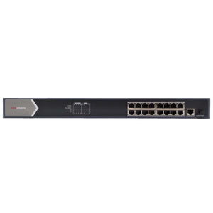 Hikvision DS-3E0518P-E 16 Port PoE Switch, 230W Unmanaged Gigabit (Renewed)