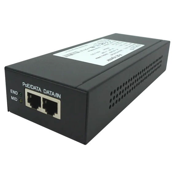 PoE Injector for Hikvision Cameras 30W, 802.3 at/af, 10/100/1000Mbps
