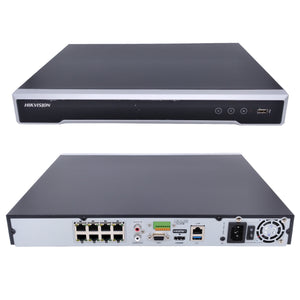 Hikvision DS-7608NI-I2/8P 8 Channel PoE NVR, Up to 12MP Resolution, 4K (Renewed)