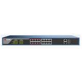 Hikvision DS-3E1318P-E 16 Port Web-Managed PoE Switch (Renewed)