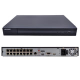 Hikvision EKI-K164T412 Hybrid Light Kit 16 Channel NVR W/ 4TB HDD, 12x 4MP Outdoor IP Cameras (Renewed)