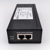 PoE Injector for Hikvision Cameras 60W, 802.3 at/af, 10/100/1000Mbps