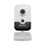 Hikvision DS-2CD2455FWD-IW 2.8mm Wi-Fi Indoor EXIR Fixed Cube Network Camera 5MP, Built-in Microphone and Speaker, RJ45 Connection (Renewed)