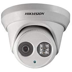 Hikvision DS-2CD2332-I 4mm Outdoor Network Dome Camera, EXIR Turret, PAL/NTSC, Day/Night, H.264/MJPEG, 2048 x 1536 Resolution, 12 VDC 5.5 Watt, PoE (Renewed)