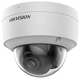 Hikvision DS-2CD2147G2-SU 4MP ColorVu Outdoor Network Dome Camera w/ 2.8mm Fixed Lens and Built-in Microphone (Renewed)