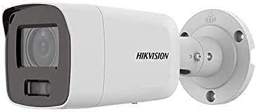 Hikvision DS-2CD2087G2-L 8MP ColorVu Outdoor Network Bullet Camera, Smart Supplement Light, RJ45 Connection (Renewed)