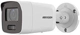Hikvision DS-2CD2087G2-L 8MP ColorVu Outdoor Network Bullet Camera, Smart Supplement Light, RJ45 Connection (Renewed)