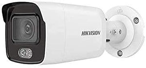 Hikvision DS-2CD2047G1-L 4MP Outdoor Network Bullet Camera w/ 6mm Lens, 24/7 Color with ColorVu (Renewed)