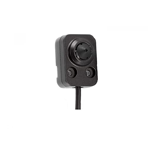 Hikvision DS-2CD6412FWD-L20 Covert Network Camera Module, 1.3MP/720P, 3.7mm Lens, Day/Night, Wide Dynamic Range, 8M Cord, Flat Head (Renewed)