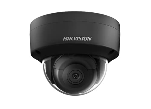 Hikvision DS-2CD2183G0-IB 8MP Outdoor Network Dome Camera w/ 2.8mm Lens, Black Color (Renewed)