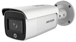 Hikvision DS-2CD2T46G1-4I/SL 4mm AcuSense Outdoor IR Network Fixed Bullet Camera with Strobe Light, 4MP, Audio Alarm, RJ45 Connection (Renewed)
