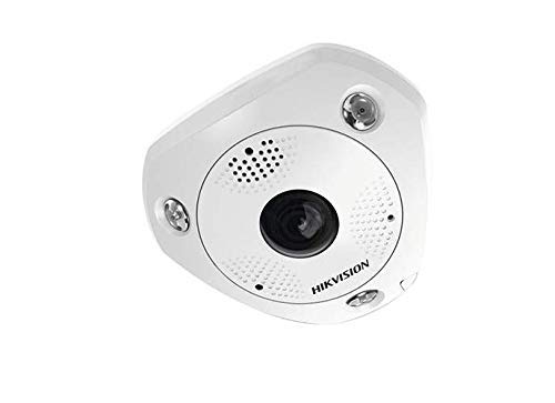 Hikvision DS-2CD6365G0E-IVS 1.27mm Fisheye 360° Panoramic Outdoor Network Dome Camera, 6MP (Renewed)