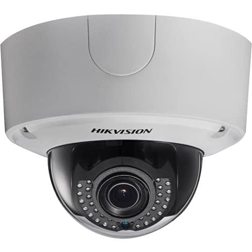Hikvision DS-2CD4585F-IZ 8MP 4K Outdoor Network Dome Camera w/ 2.8-12mm Motorized Lens, IR up to 40m(~130ft), IP66 Weatherproof Rated, 24VAC/PoE (Renewed)