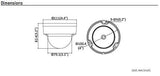 HIKVISION DS-2CD2143G0-IB 4MP Outdoor Network Dome Camera H.265+ PoE (Black) (Renewed)
