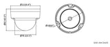 Hikvision DS-2CD2165G0-I 6MP Outdoor Network Dome Camera w/ 4mm Lens (Renewed)