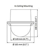 Hikvision EPT-4215-D3 TurboHD 2MP in-Ceiling Mount Speed Dome CVBS Camera with 5-75mm varifocal Lens and 15x Optical Zoom (Renewed)