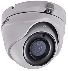 Hikvision DS-2CE56H5T-ITM 5MP Outdoor Ultra-Low Light Analog Turret Camera w/ 3.6mm Lens, EXIR up to 20m, BNC Connection, IP67 Waterproof Rated, 12VDC (Renewed)