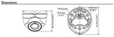 Hikvision DS-2CE56H5T-ITM 5MP Outdoor Ultra-Low Light Analog Turret Camera w/ 3.6mm Lens, EXIR up to 20m, BNC Connection, IP67 Waterproof Rated, 12VDC (Renewed)