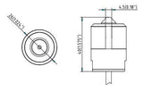Hikvision DS-2CD6412FWD-L10 3.7mm Pinhole Network Covert Camera Module(Lens/Sensor), Base Unit Required (Renewed)