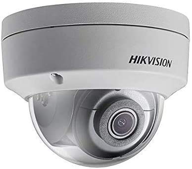 Hikvision DS-2CD2123G0-I 2.8mm Network Dome Camera, 2MP, 1080p, IR, PoE, IP67/IK10 (Renewed)