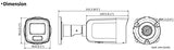 Hikvision DS-2CD2087G2-L 8MP ColorVu Outdoor Network Bullet Camera, Smart Supplement Light, RJ45 Connection (Renewed)