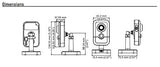 Hikvision DS-2CD2455FWD-IW 2.8mm Wi-Fi Indoor EXIR Fixed Cube Network Camera 5MP, Built-in Microphone and Speaker, RJ45 Connection (Renewed)