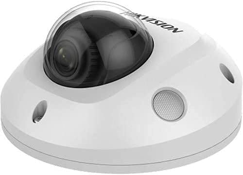 Hikvision DS-2CD2545FWD-IS 4mm Outdoor Network Mini Dome Camera with Night Vision, 4MP, IP66 Weatherproof (Renewed)