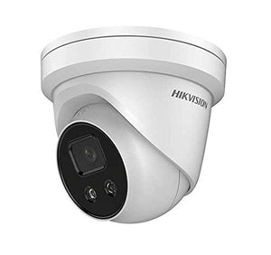 Hikvision PCI-T15F4S 5MP AcuSense Deep Learning Outdoor Network Turret Camera w/ 4mm Lens (Renewed)