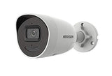 Hikvision PCI-B15F2SL 5MP AcuSense Outdoor Deep Learning Bullet Network Camera w/ 2.8mm Lens, Strobe Light and Audio Alarm, Low-light powered by DarkFighter (Renewed)