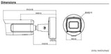 Hikvision DS-2CD7A26G0/P-IZHS 2MP Ultra-Low Light Outdoor Network Bullet Camera 2.8-12 mm Varifocal Lens (Renewed)