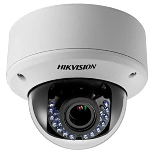 Hikvision DS-2CE56D5T-AVPIR3B HD1080P TurboHD Outdoor Analog Turret Camera w/ 2.8-12mm Varifocal Lens (Black) (Renewed)