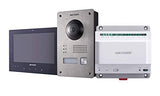Hikvision DS-KIS701 Two-Wire Video Intercom Bundle, Home Security Kit (Renewed)
