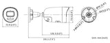 Hikvision PCI-B15F2SL 5MP AcuSense Outdoor Deep Learning Bullet Network Camera w/ 2.8mm Lens, Strobe Light and Audio Alarm, Low-light powered by DarkFighter (Renewed)