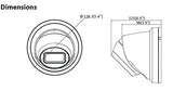 Hikvision DS-2CD2385G1-I 8MP 4K Powered-by-DarkFighter Network Turret Camera with 2.8mm Lens, PoE, IP67, H.265+ (Renewed)