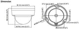 Hikvision DS-2CE56H5T-VPITE 5MP Ultra-Low Light Analog Dome Camera w/ 2.8mm Lens, PoC (Renewed)