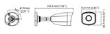 Hikvision ECI-B14F2 4MP Outdoor IR Network Bullet Camera w/ 2.8mm Lens, RJ45 Connection (Renewed)